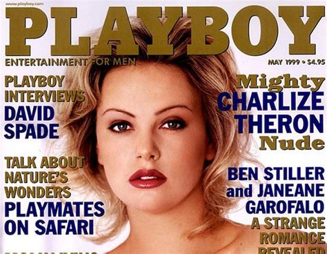 charlize theron topless|25 Celebrity Women Who Posed for Playboy: Photos